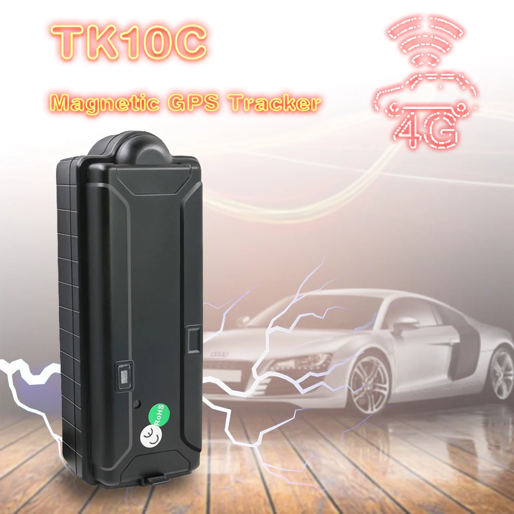 GPS трекер TK10C Супер магнитный Встроенный 4G автоматический GPS/GSM/Wi Fi позиционный