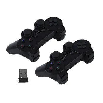 

2 pcs H-1032 Portable 2.4G USB Wireless Dual Vibration Gamepad Controller Joystick For PC Laptop Computer