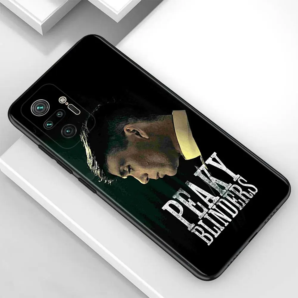 Phone case For Redmi Note 10 Pro Max 9 9s 9t 8t 7 Cover Soft Funda for Redmi K40 Plus 9A 9C 9T Coque Peaky Blinders