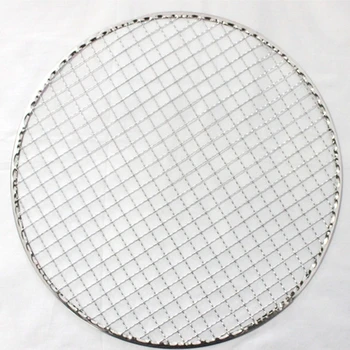 

free shipping 2020 NEW 28cm Disposable Round BBQ grill net Galvanized Wire bbq grill racks net round carbon grill