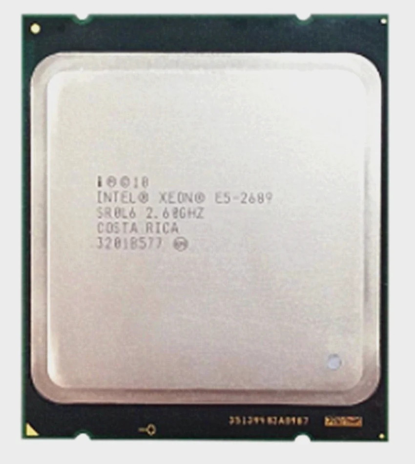 Процессор Intel Xeon E5 2689 LGA 2011 2,6 GHz 8 Core 16 Thread cpu Восьмиядерный процессор с шестью резьбой 20M