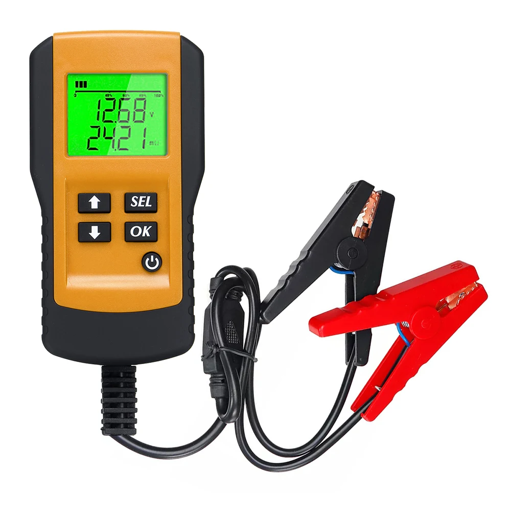 LIOOBO Car Battery Test Automotive Car Battery Load Test and Analyzer with Digital Readout 12V 