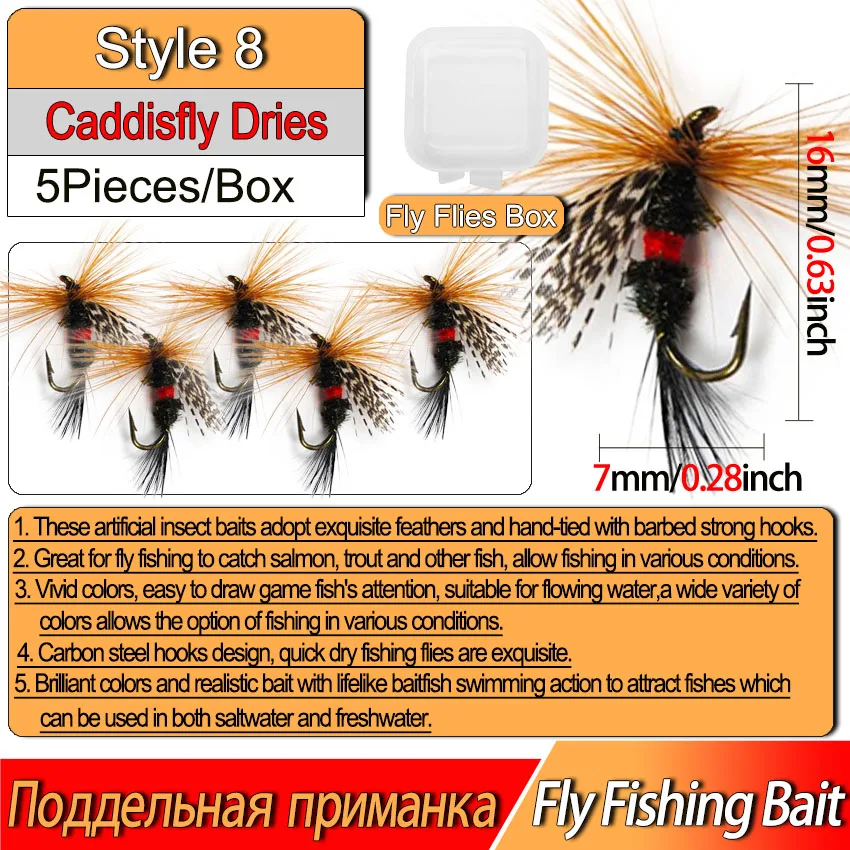 NA Realistico Ninfa Scud Mosche Super Robusti Ganci Bagnati Mosche per Trota Ninfa Perline Pesca 6 Pz