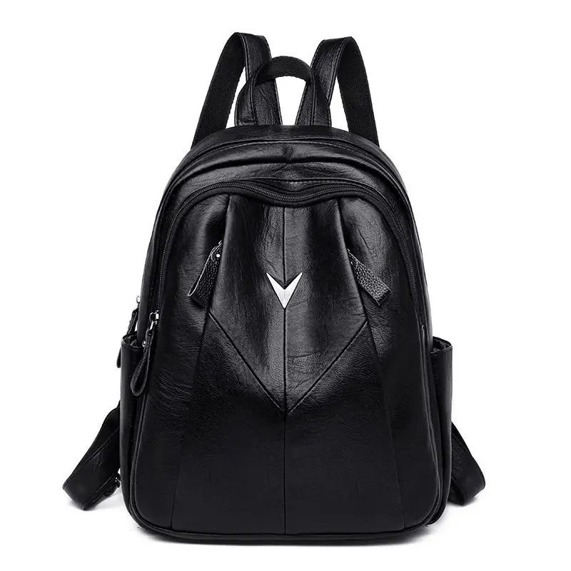 

Women Backpack Female High Quality Soft Leather Book School Bags For Teenage Girls Sac A Dos Travel Back pack Rucksacks Mochilas