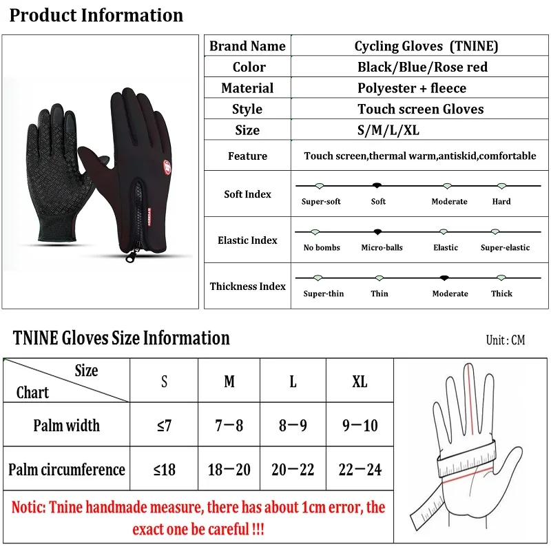Men's Classic Black Winter Full Finger Gloves Mittens Driving TouchScreen Gloves Male Winter Warm Guantes Glove warm gloves full finger gloves male gloves