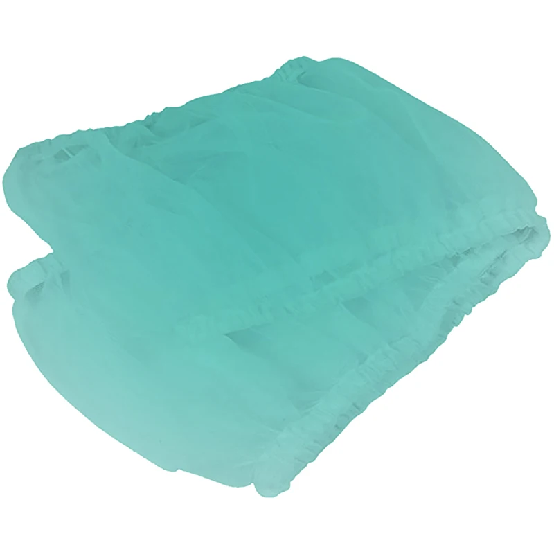 Green Bird Cage Skirt Universal Stretchy Airy Bird Cage Cover Sand Catcher Premium Mesh Skirt For Parrot Pet Supplies