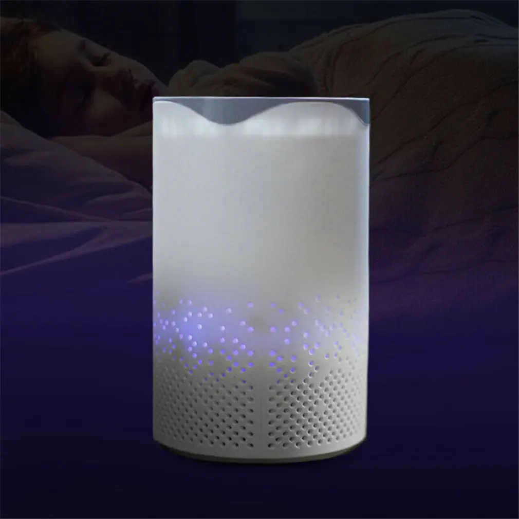 Портативный светодиодный уф стерилизация 4 Слои фильтр Воздухоочистители Usb