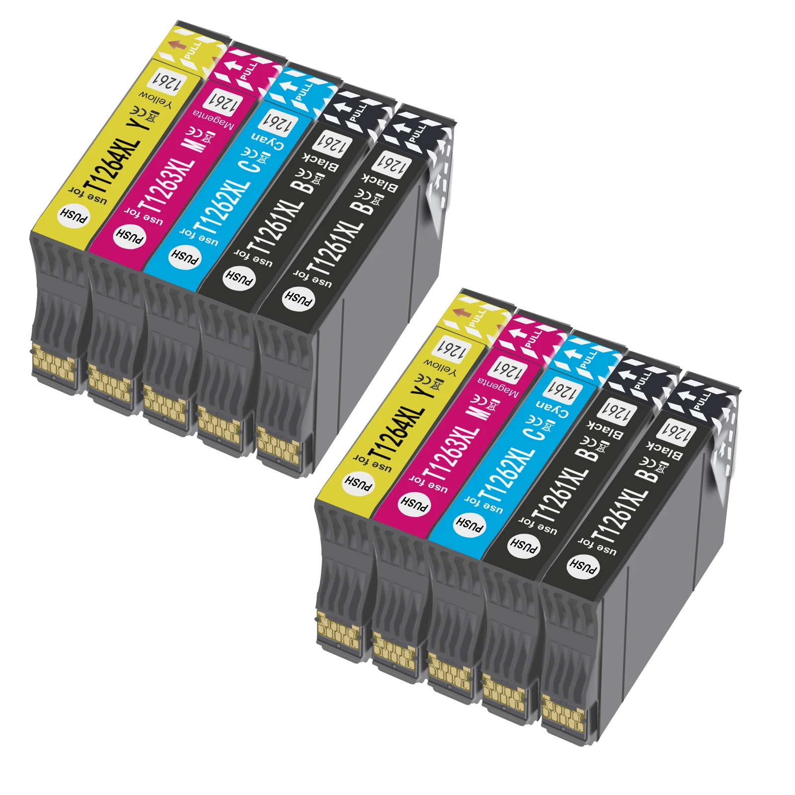 10PK T1261 совместимый картридж с чернилами для Epson рабочей силы WF-3520/3540/7510 7520/7010 |