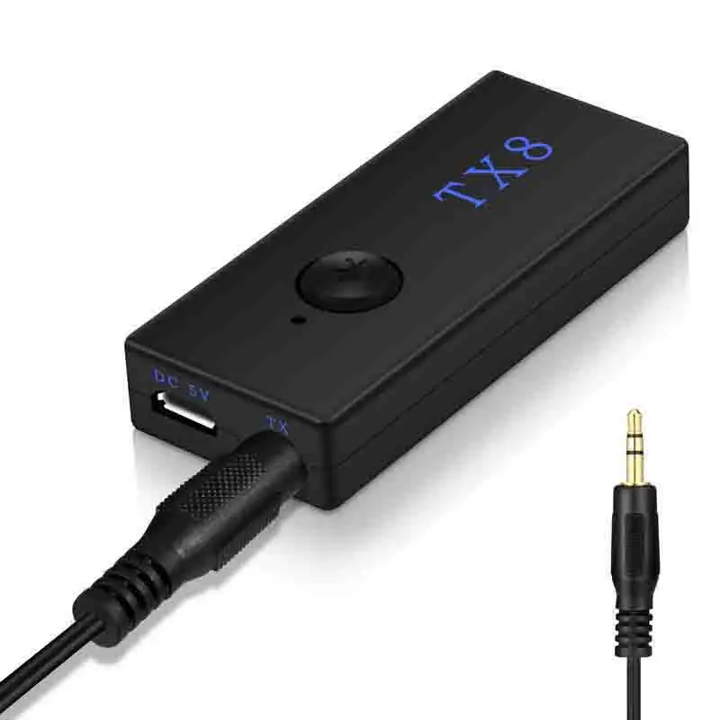 Беспроводной передатчик Bluetooth аудио передатчик RCA 3,5 мм адаптер для телевизионные наушники ПК ноутбук планшет MP3 MP4