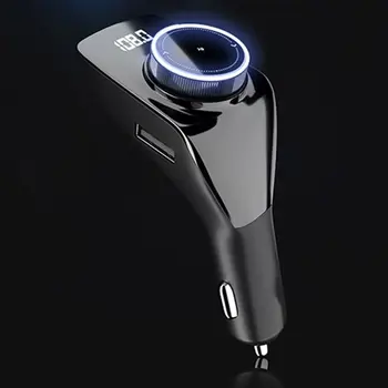 

Auto MP3 Music Player FM Transmitter Car Bluetooth Charger Support AUX U Disk T8WF
