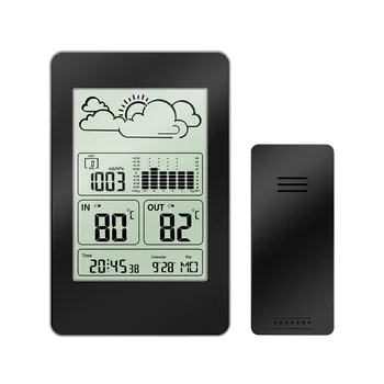 

Wireless Multifunction Weather Station with Alarm Clock Indoor Outdoor Temperature Weather Forecast Station Thermometer