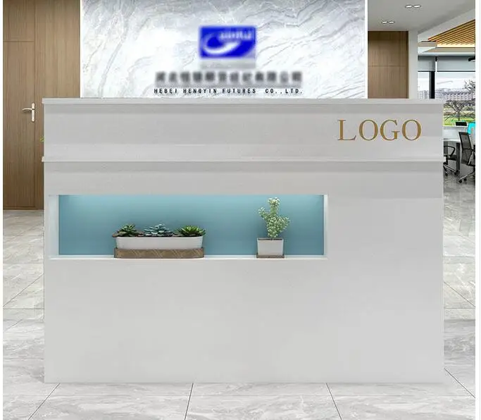 Bar counter Cashier counter simple modern shop small clothing beauty salon barbershop hair salon reception desk