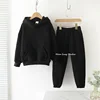 Mom Susy Baby Girl Boy Cotton Clothes Set Hoodie+Jogging 2PCS Warm Fleece Lining Child Sport Set Loungewear Winter Spring Autumn ► Photo 3/6