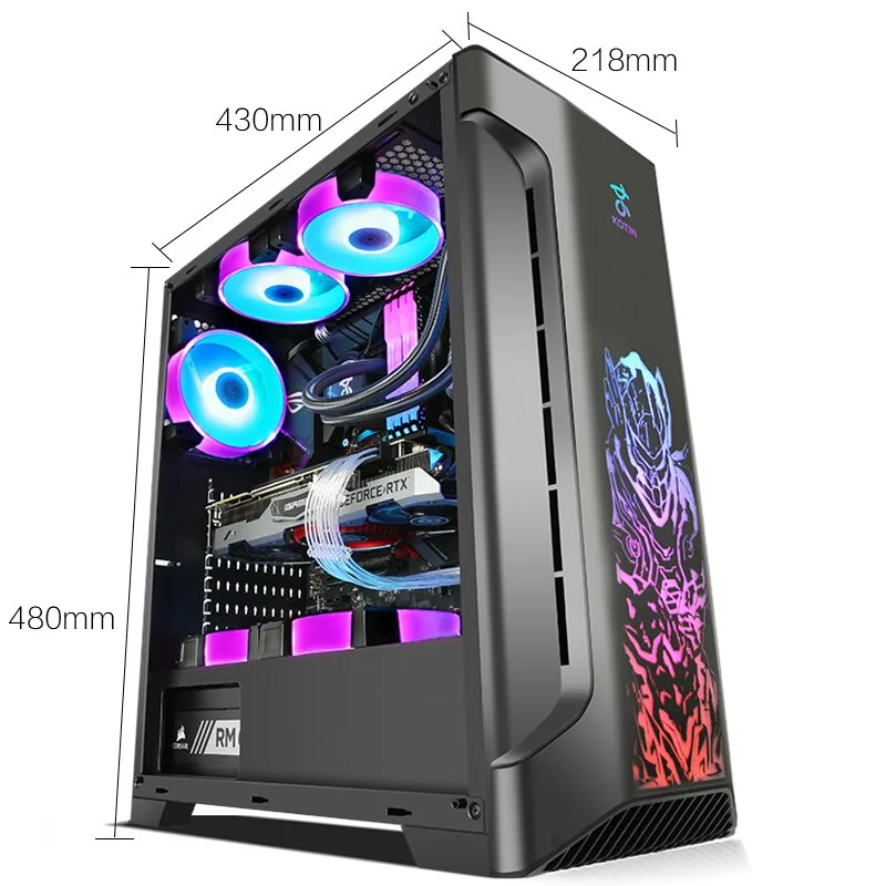 KOTIN GD1 Intel Core i9 10900K 3.7GHz Gaming PC Desktop RTX3090 24GB RAM 32GB Computer Water Cooling