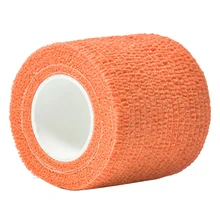 8 шт./лот Многофункциональный сплошной цвет эластичный бинт самоклеющиеся Обертывание Ленты эластопласт Спорт палец лодыжки протектор