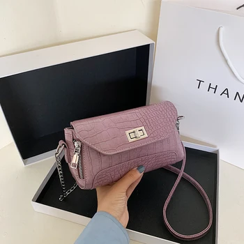 

Fashion solid high quality PU Leather Mini women's Shoulder Messenger Bag crossbody bags for women 2020 purses and handbags