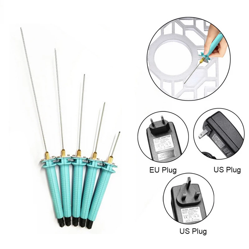 Foam Cutter Pen Electric Foam Polystyrene Cutting Machine Portable Styrofoam Cutter DIY Cutting Tools 6-12V