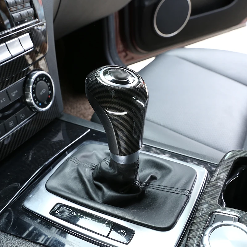 Carbon Fiber Car Interior Decoration Trim Stickers For Mercedes benz C Class W204 C180 C200 2007-2013 Accessories