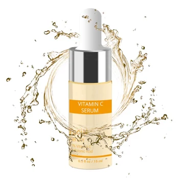 

New Vitamin C Serum+Six Peptides 24K Gold+Hyaluronic Acid Anti-Aging Whitening Moisturizing Brighten Serum