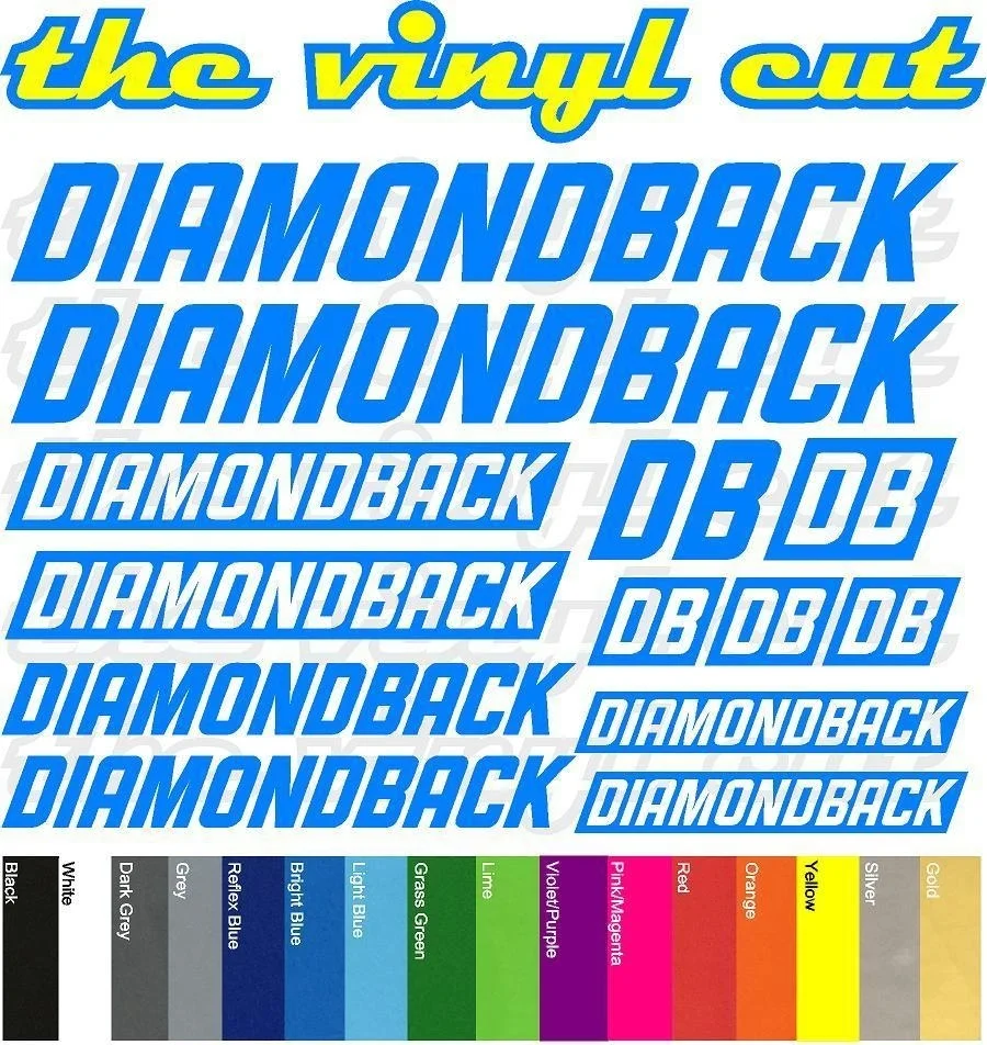 diamondback bmx decals