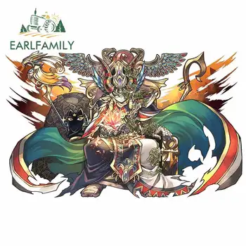 

EARLFAMILY 13cm x 8.2cm For Dragons Motorcycle Car Stickers Waterproof Decal Body For Car Fashion Occlusion Scratch Decoration