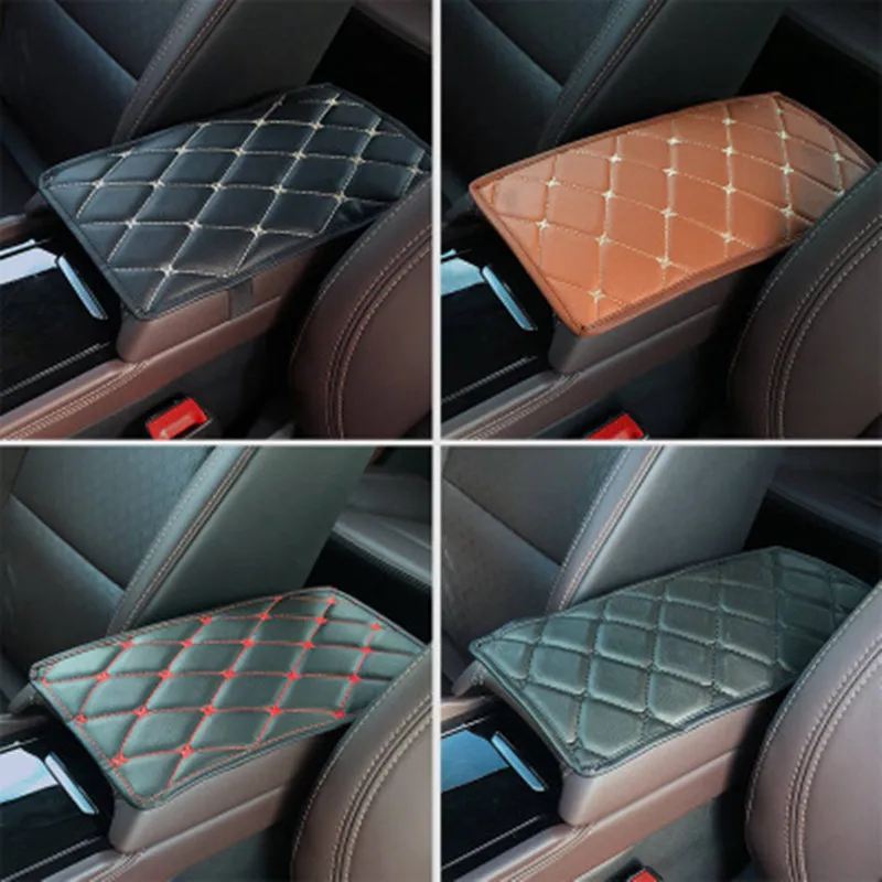 Car Styling PU Armrest Box Anti-wear Cover For hyundai tucson ix35 i30 solaris accent santa fe creta Sonata Azera Veracruz | Автомобили и
