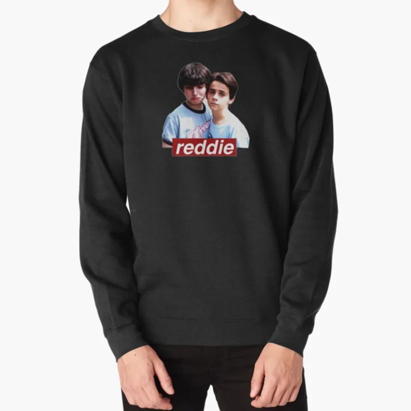 Reddie? Футболка reddie eddie kaspbrak richie tozier it movie richie eddie finn wolfhard jack dylan grazer - Цвет: black-sweatshirt