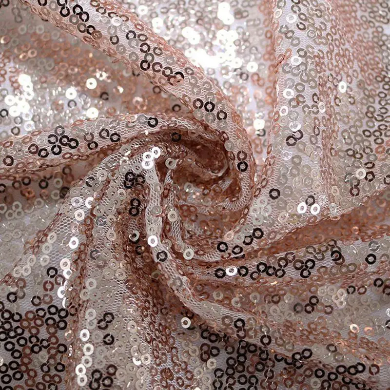 1Pcs High Quality Sequin Tablecloth Glitter Table Cloth For Wedding Decoration Party Banquet Home Decor