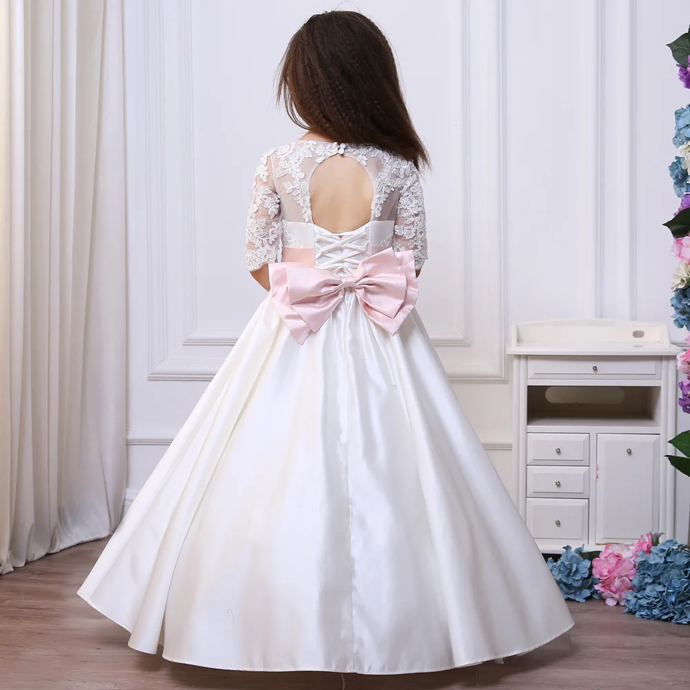 Autumn And Winter Europe And America Child Skirt Flower Boys/Flower Girls Elegant Princess Tutu Long Children Formal Dress