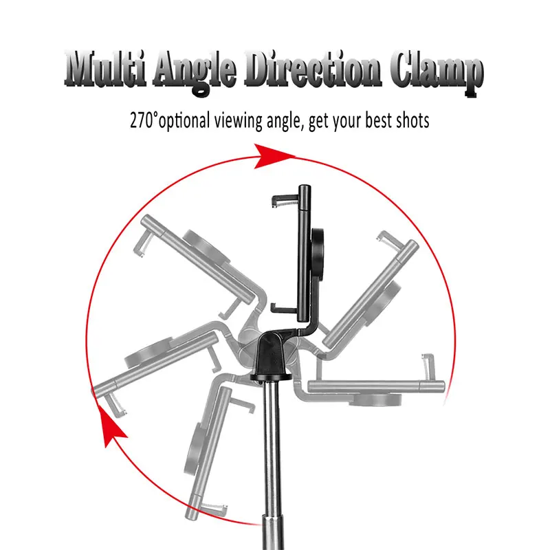 New K10 Bluetooth Selfie Stick Remote Tripod Mobile Universal Live Camera Artifact Multifunction selfie stick