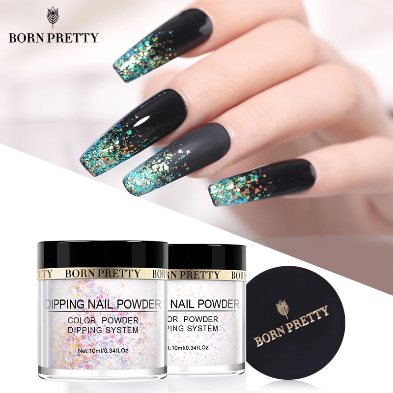 BORN PRETTY 10 мл окунающий порошок для ногтей естественная сухая резьба Dip Power