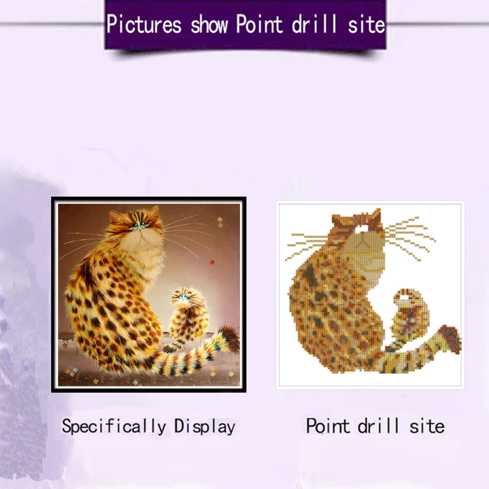 5D DIY полный круг характер пейзаж Алмазная картина животные тигр кошка мозаика вышивка крестиком Мозаика Украшение дома Настенная паста