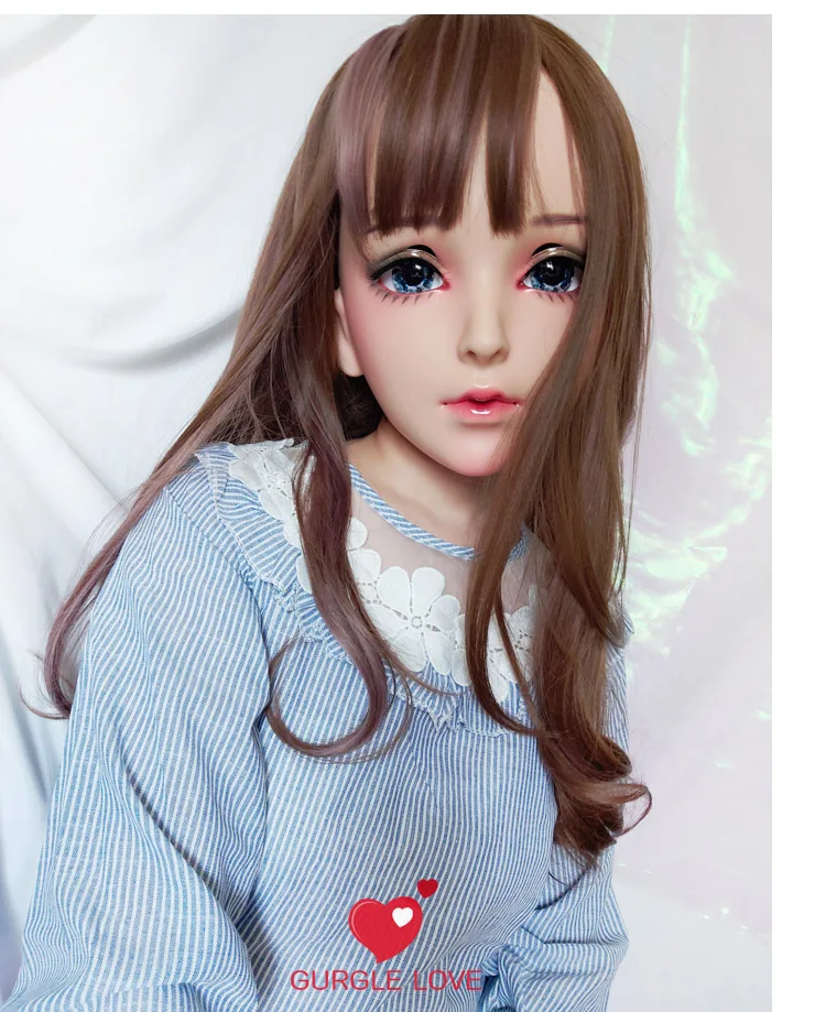 (Fei A) милая девочка каучуковые полуголовы Kigurumi BJD Eyes Crossdress Косплей японское аниме