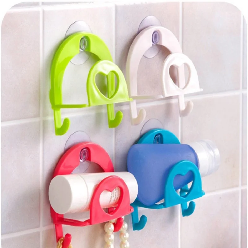 

Kitchen Suction Cup Sponge Holder With Hook Kitchen Convenient Storage Rack Multi function Home Kitchen Holder Tools Gadget