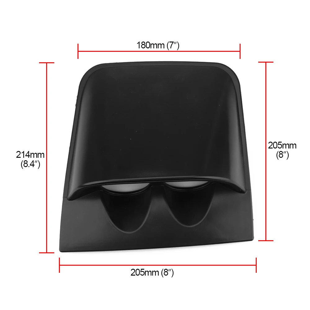 2 inch 52mm dash board dual Triple gauge pod black carbon Fiber color Gauge Pod Mount Holder Car Meters Holder
