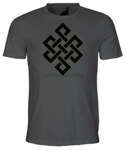 無限永遠ノットシンボルメンズtシャツチベット仏仏教中国中国 (1)(China)
