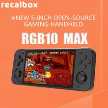 powkiddy rgb10 max Handheld Game console 128G Pre-installed 30,000 Games Built-in WIFI Vibration Boyfriend Gift