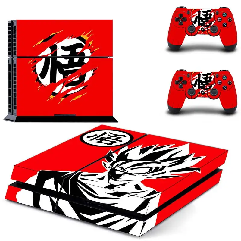 Dragon Ball супер полное покрытие лицевые панели наклейка для PS4 наклейка для playstation 4 консоль и контроллеры наклейка для PS4 виниловая наклейка