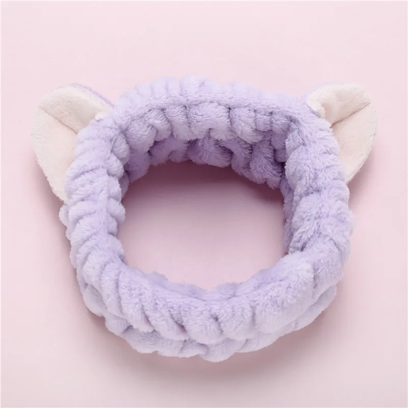 Cheap Cat Ear Headband Make Up Elastic Headband Hair Accessories Casual Street Girls Washing Face Multifunctional Headwear