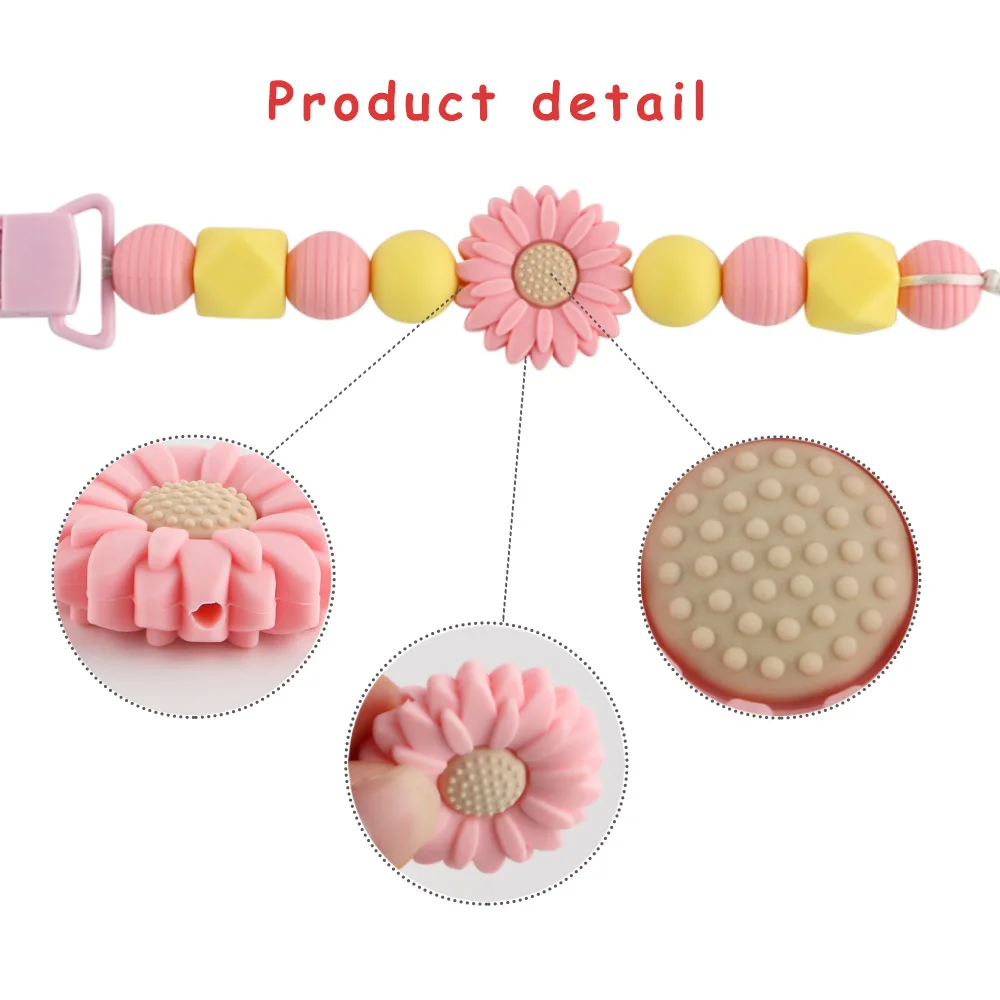 Kovict 50/100/200pcs 20MM New Mini Flowers Baby Silicone Beads Teething Beads DIY Pacifier Chain Baby Care Products Accessories 4 Kovict 50/100/200pcs 20MM New Mini Flowers Baby Silicone Beads Teething Beads DIY Pacifier Chain Baby Care Products Accessories 4