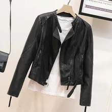 Winter Women's Leather Jackets And Coats Pu Casual Loose Motorcycle Jacket Tops Female Korean Style Streetwear Outerwear
