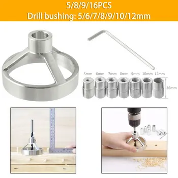

Vertical Drill Guide Fixtures Pocket Hole Jig Positioner Straight Angle Guide Doweling Jig For Carpentry Hole Puncher Tools