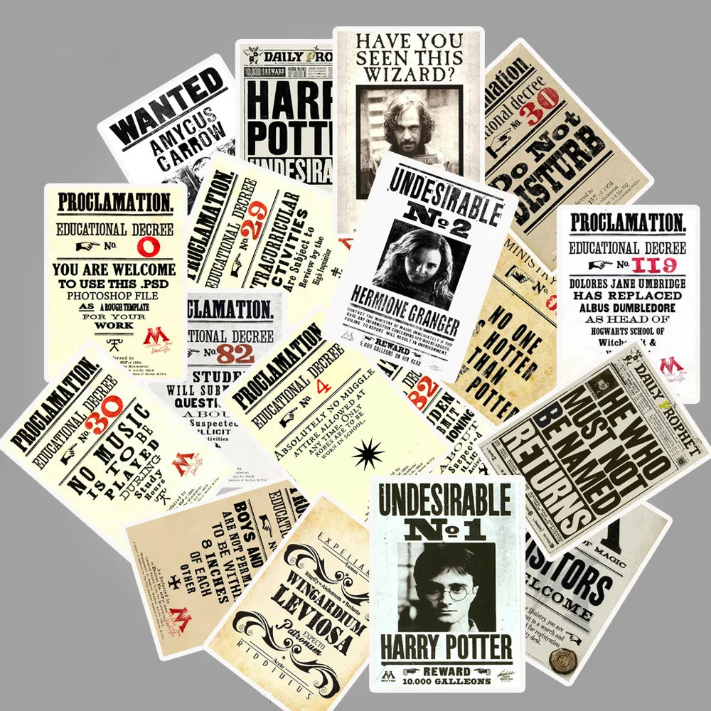 25 шт. мультфильм hp Pottes классические Harries стикеры s багаж скейтборд ноутбук стикеры холодильник Канцелярские водонепроницаемый стикер s