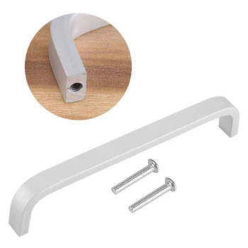 Aluminum Alloy Door Handles Matte Surface Hardware for Kitchen Cabinet Furniture Closet Door Handle Solid Hardware