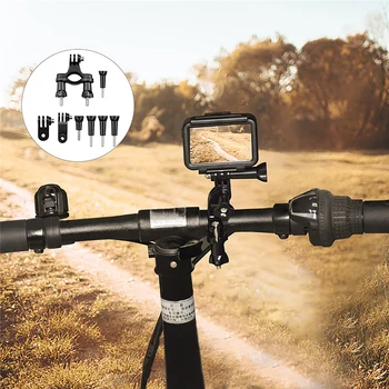 

Bicycle Motorcycle Handlebar Clip Bracket Holder Adapter for Osmo Action for GoPro Hero 5 6 7 8 Sports Camera