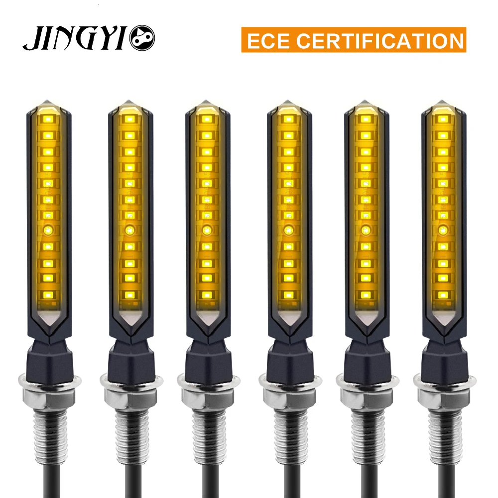 

Motorcycle Turn Signals Amber Light LED Tail Lights Indicators For YAMAHA nmax accessories dt r3 yamaha r25 yamaha fjr 1300 fz8