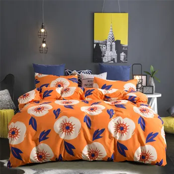 

Twin Queen King bed set lovely flower bed cover printing comforter bedding set duvet cover Bedclothes Quilt Cover Pillowcase