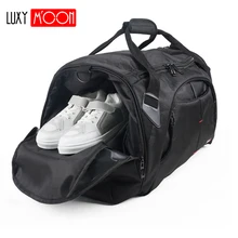 Мужская Черная Дорожная сумка большой емкости для улицы водонепроницаемая и противообрастающая Мужская рабочая сумка для альпинизма многофункциональная ручная сумка XA195K