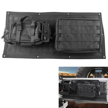 

Tailgate Bag Case Cover for 2007-2017 Jeep Wrangler JK TJ 4/2 Doors Tool Organizer Pockets Storage Organizer Bags Car Interior A