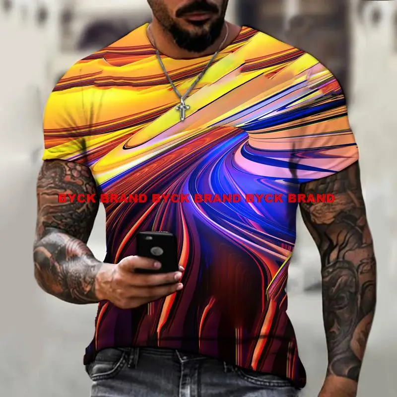 Summer New Men T Shirt 3D printing 